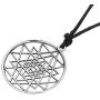 fishhook Hindu Sacred Geometry Symbol Sri Yantra Mandala Pendant Necklace