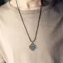Dawapara Ancient Celtic Cross Knotwork Hammer Pendant Irish Necklace Jewelry for Mens