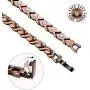 Feraco Womens Copper Magnetic Bracelet Unique Fishtail Links 99.9% Solid Copper Bracelets with Strong Magnets for Arthritis Pain Relief Feraco Womens Copper Magnetic Bracelet Unique Fishtail Links 99.9% Solid Copper Bracelets with Strong Magnets for Arthritis Pain Relief