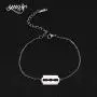 Amaxer Minimalist Hip Pop Razor Blade Flash Geometry Charm Link Bracelet Simple Punk Rock Unisex Jewelry Amaxer Minimalist Hip Pop Razor Blade Flash Geometry Charm Link Bracelet Simple Punk Rock Unisex Jewelry