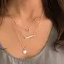 Fettero Geometric Necklace Gold Triangle Spike Pendant Dainty Paperclip Chain Long 14K Gold Plated Minimalist Simple Boho Hypoallergenic Jewelry Gift for Women Men Fettero Geometric Necklace Gold Triangle Spike Pendant Dainty Paperclip Chain Long 14K Gold Plated Minimalist Simple Boho Hypoallergenic Jewelry Gift for Women Men
