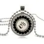 Tattooshe Namaste Om Yoga Necklace Glass Cabochon Pendant Ohm Buddha Mandala Symbol Dome Art Gift Tattooshe Namaste Om Yoga Necklace Glass Cabochon Pendant Ohm Buddha Mandala Symbol Dome Art Gift