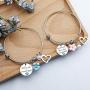 Friendship Bracelets for 2 BFF Heart Jewelry Christmas Birthday Gift for Friends Side by side or miles apart(BR-Sidebyside)