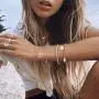 fzbali 3 Pcs Gold Beaded Bracelets, Men Women Elastic Copper Beads Balls Stretch Bracelet Anklet, Fashion Stacking Bracelets Cuff Set Jewelry (6mm+4mm) fzbali 3 Pcs Gold Beaded Bracelets, Men Women Elastic Copper Beads Balls Stretch Bracelet Anklet, Fashion Stacking Bracelets Cuff Set Jewelry (6mm+4mm)