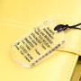 lauhonmin Always Remember You are Braver/Stronger/Smarter Than You Think Pendant Necklace Family Friend Gift Unisex