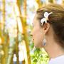 Lightweight Gold Dangle Earrings Pack- Cute Butterfly Wing Drop Earrings For Women Girls,3PCS