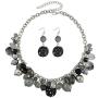 Coiris Womens Beaded Strand Statement Necklace Beads Collar (N0002l)