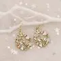 AKTAP Alice in Wonderland Inspired Gift Alice Rabbit Flower Earrings Alice in Wonderland Jewelry for Her