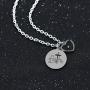 Uloveido Stainless Steel Faith Cross Necklace & Jesus Loves Me Christian Necklace with Mustard Seed Charms Religious Jewelry Y1001