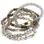 Bohemian Multi Layer Beaded Strand Stack Bracelets - Sparkly Crystal, Natural Stone Pendant, Rhinestone Bead Statement Stretch Adjustable Bangle Set Bohemian Multi Layer Beaded Strand Stack Bracelets - Sparkly Crystal, Natural Stone Pendant, Rhinestone Bead Statement Stretch Adjustable Bangle Set