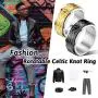 FaithHeart Rotatable Band Rings Stainless Steel Christ Spinner Ring for Men Women Statement Jewelry Can Personalized Engraving