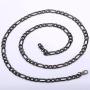 U7 Men Women Fashion Link Bracelet,Wrist Jewelry Stainless Steel/18K Gold Plated Figaro/Cuban/Snake/Rope Chain Bracelet, Width 3-12MM,Stainless/Black/Gold/Rose Gold Color Options