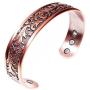 LONGRN Copper Bracelet Used for Arthritis - a Pure Copper Magnetic Bracelet with 6 Magnets for Men and Women to Effectively Relieve Joint Pain.