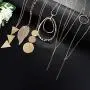 Finrezio 12PCS Long Pendant Necklace for Women Simple Three Triangle Arrow Circle Leaf Tree Pearl Knot Tassel Y Strands Statement Necklaces Set Finrezio 12PCS Long Pendant Necklace for Women Simple Three Triangle Arrow Circle Leaf Tree Pearl Knot Tassel Y Strands Statement Necklaces Set