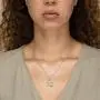 APOTIE 925 Sterling Silver Dog Necklace for Girls Always in My Heart Pendant Puppy Mother Day Jewelry Gift for Mom Dog Lover