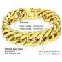 ChainsHouse Stainless Steel Franco Link Bracelet, 8mm/12mm/17mm Width, 7.5''/8.3''/9'', 18K Gold Plated Chain Wrist Bracelets for Men Women, Send Gift Box ChainsHouse Stainless Steel Franco Link Bracelet, 8mm/12mm/17mm Width, 7.5''/8.3''/9'', 18K Gold Plated Chain Wrist Bracelets for Men Women, Send Gift Box