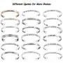 TONY & SANDY Inspirational Gifts Bracelet Cuff Bangle Mantra Quote Positive Saying Engraved Stainless Steel Silver Motivational Friendship Encouragement Jewelry for Teen Girls Kids Men