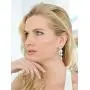 Mariell Dramatic Size Cubic Zirconia Statement Earrings - Glamorous Mosaic Special Occasion Chandeliers