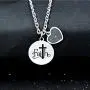 Uloveido Stainless Steel Faith Cross Necklace & Jesus Loves Me Christian Necklace with Mustard Seed Charms Religious Jewelry Y1001 Uloveido Stainless Steel Faith Cross Necklace & Jesus Loves Me Christian Necklace with Mustard Seed Charms Religious Jewelry Y1001