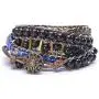 MOFRGO Handmade Braided Charm 5 Wrap Bracelet for Men Women Jasper Ebony Wood Beads Bohemian Adjustable Multilayer Bangle Jewelry MOFRGO Handmade Braided Charm 5 Wrap Bracelet for Men Women Jasper Ebony Wood Beads Bohemian Adjustable Multilayer Bangle Jewelry