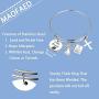 MAOFAED Gift for Pastor Lady Pastor Charm Bracelet Pastor Religious Jewelry for Her