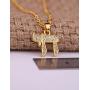 Dawapara Hebrew Letter Chai Pendant Good Luck Symbol Jewish Jewelry for Men Women