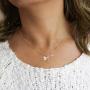 MONOZO Initial Butterfly Necklace for Women - 14K Gold Filled Cute Initial Butterfly Necklace Girls Heart Letter Pendant Butterfly Jewelry Necklace for Women Teen Girls Alphabet A-Z