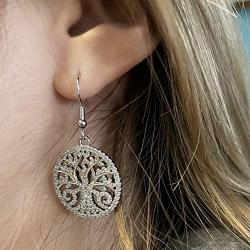 Tree of Life Earrings Family Tree Jewelry Birthday Anniversary Christmas Gifts for Women Girls Mom Grandma Wife Youeself