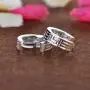 Infinite U Huggie Earrings 925 Sterling Silver Small Hoop for Women Girls Infinite U Huggie Earrings 925 Sterling Silver Small Hoop for Women Girls