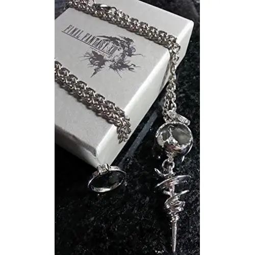 Final Fantasy XIII Serah Farron Necklace & Ring | FF13 Cosplay Dissidia Squall Griever Cloud Lightning Anime Final Fantasy XIII Serah Farron Necklace & Ring | FF13 Cosplay Dissidia Squall Griever Cloud Lightning Anime