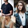 beautlace Double Triangle Letter Necklaces Silver/18K Gold/Black Gun Plated Initial Geometric Minimalist Pendant Alphabet Name Necklace Jewelry for Men and Women KP0158