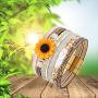 DESIMTION Sunflower Gifts for Teen Girls Tree of Life Jewelry Inspirational Leather Wrap Friendship Bracelets Gifts for Bestfriend Women