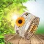 DESIMTION Sunflower Gifts for Teen Girls Tree of Life Jewelry Inspirational Leather Wrap Friendship Bracelets Gifts for Bestfriend Women DESIMTION Sunflower Gifts for Teen Girls Tree of Life Jewelry Inspirational Leather Wrap Friendship Bracelets Gifts for Bestfriend Women