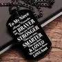 Niece Gifts from Aunt & Uncle Niece Black Dog Tag Necklace - To Our Niece, Always Remember You’re BRAVER than You Believe. Niece Gifts from Aunt & Uncle Niece Black Dog Tag Necklace - To Our Niece, Always Remember You’re BRAVER than You Believe.