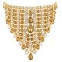 Efulgenz Indian Crystal Rhinestone Choker Neckalce Earrings Maangtikka Wedding Bridal Jewelry Set