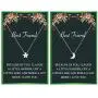 Your Always Charm Best Friend Necklace for 2 Friendship Gifts Star Moon Necklace for Friends Matching Necklaces for Best Friends