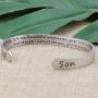 Joycuff Memorial Gifts for Women Inspirational Cuff Bracelet Sympathy Jewelry Loss of Loved One Sympathy Gifts Remember Her