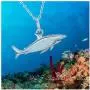 Opal Shark Pendant Necklace for Teens 925 Sterling Silver Ocean Jewelry Dainty Necklace for Women Mothers Day Gifts for Mom Daughter