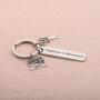 FUSTMW Retirement Gift Happiness is Retirement Keychain Happy Retirement Jewelry Gift for RN Nurse Dentist Tailor Retirement Keychain Gifts for Women/Men