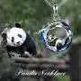 ONEFINITY Panda Necklace Sterling Silver Origami I Love You to The Moon and Back Pendant Necklace Valentines Day Gifts for Women Wife Girlfriend ONEFINITY Panda Necklace Sterling Silver Origami I Love You to The Moon and Back Pendant Necklace Valentines Day Gifts for Women Wife Girlfriend