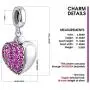 NINGAN “I Love You” Heart Pendant Love Charm 925 Sterling Silver Dangle Charms Compatible with Major European Bracelets & Necklaces NINGAN “I Love You” Heart Pendant Love Charm 925 Sterling Silver Dangle Charms Compatible with Major European Bracelets & Necklaces