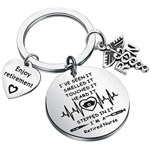 WSNANG Retirement Gift Nursing Keychain I M A Retired Nurse Keychain Enjoy Retirement Gift for Nurse RN NP LVN LPN BSN WSNANG Retirement Gift Nursing Keychain I M A Retired Nurse Keychain Enjoy Retirement Gift for Nurse RN NP LVN LPN BSN