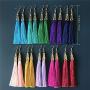 DAMLENG 10 Pairs Unique Bohemian Vintage Lightweight Long Tassel Dangle Drop Earrings Set for Women Girls Statement Jewelry Gifts