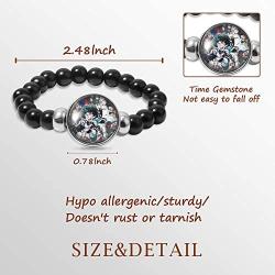 My Hero Academia Anime Bracelet Bakugou Katsuki Todoroki Shoto Midoriya Izuku Gemstone Jewelry