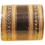 Touchstone New Colorful 2 Dozen Bangle Collection Indian Bollywood Alloy Metal Textured Black Golden Designer Jewelry Special Large Size Bangle Bracelets Set of 24. in Antique Gold Tone for Women Touchstone New Colorful 2 Dozen Bangle Collection Indian Bollywood Alloy Metal Textured Black Golden Designer Jewelry Special Large Size Bangle Bracelets Set of 24. in Antique Gold Tone for Women