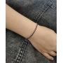 Platinum Plated White Cubic Zirconia Tennis Bracelet Simulated Sapphire Emerald Slider Bangle Bracelet for Women Girls
