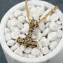Zysta Norse Thors Hammer Pendant Vikings Necklace Keychain for Men Retro God Mythology Legendary Keyring Keychain Mjolnir Odin Symbol Necklaces Nordic Jewelry Gift