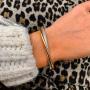 UNY Single Line Cross Over Twisted Cable Wire Bangles Crystal Mosaic Bracelet Bangle for Women Fashion Jewelry