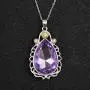 2pcs Sofia Amulet Necklace Teardrop Amethyst Pendant Necklace Sofia The First Princess Costumes Jewelry Girls Necklace 2pcs Sofia Amulet Necklace Teardrop Amethyst Pendant Necklace Sofia The First Princess Costumes Jewelry Girls Necklace