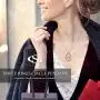 GEORGE · SMITH Triple Rings Circle Pendant Necklace Personalized Family Friendship Love Neckalces, Jewelry Gift for Women Girls GEORGE · SMITH Triple Rings Circle Pendant Necklace Personalized Family Friendship Love Neckalces, Jewelry Gift for Women Girls